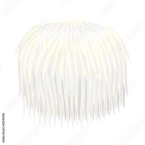 ヤマブシタケ。フラットなベクターイラスト。
Lion's mane mushroom (mountain-priest mushroom, bearded tooth fungus, and bearded hedgehog, pom pom mushroom). Flat designed vector illustration.