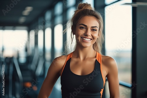 Young sporty woman in the gym Free Download Young sporty woman in the gym - GFXLoad