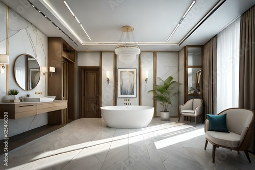 interior design of bathroom