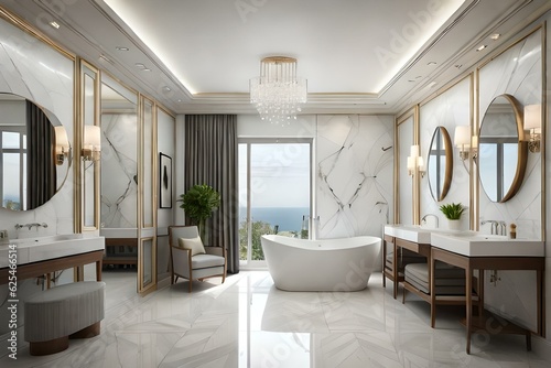 interior design of bathroom