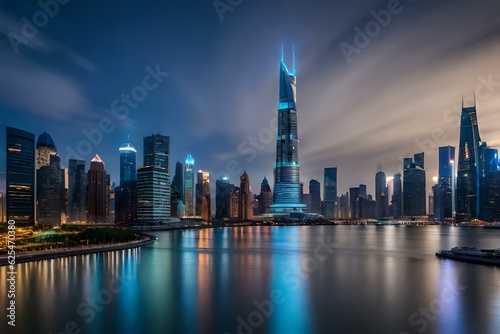 futuristic city and buildings © Shahzad