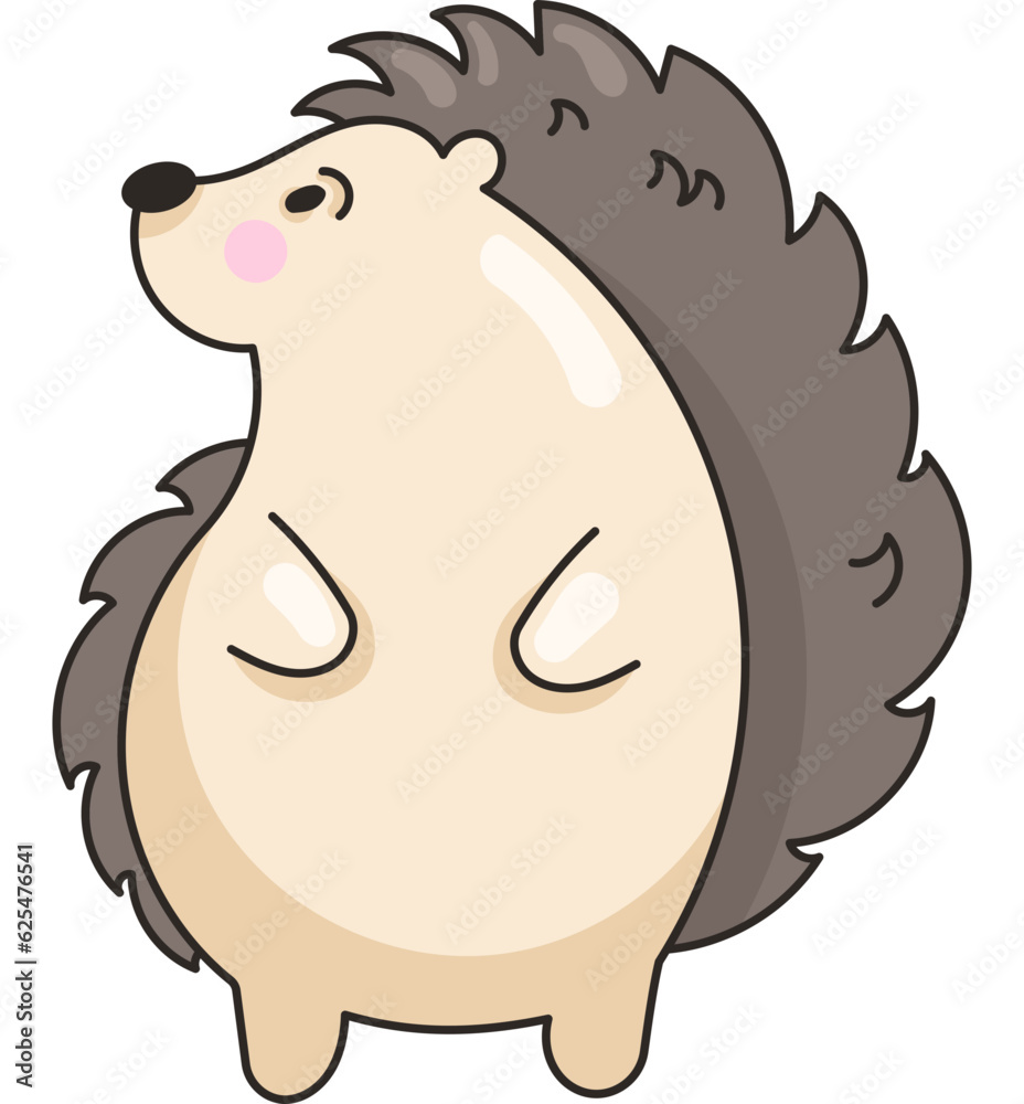 Fototapeta premium Hedgehog Cute Character