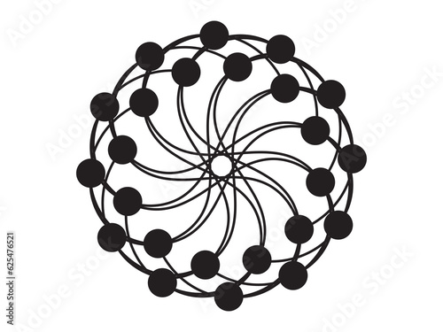 abstract circular pattern