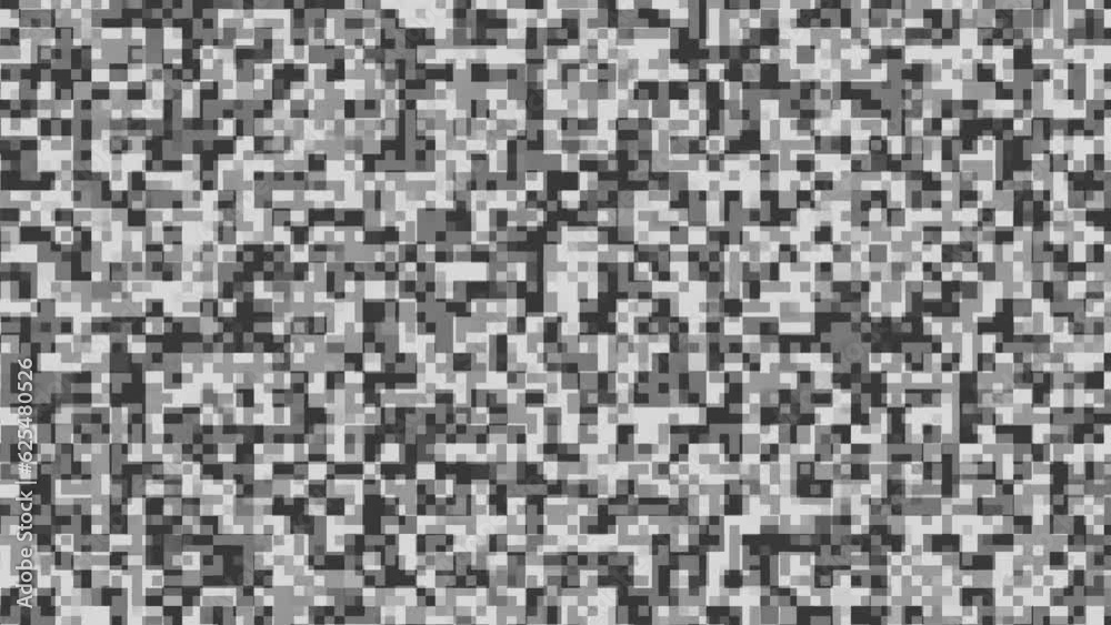 4K block noise animation movie ( no signal ) 4K block noise animation movie ( no signal )