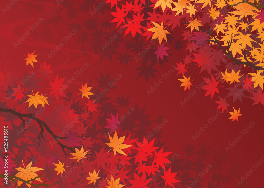 秋 紅葉 和風 背景
秋 紅葉 和風 背景