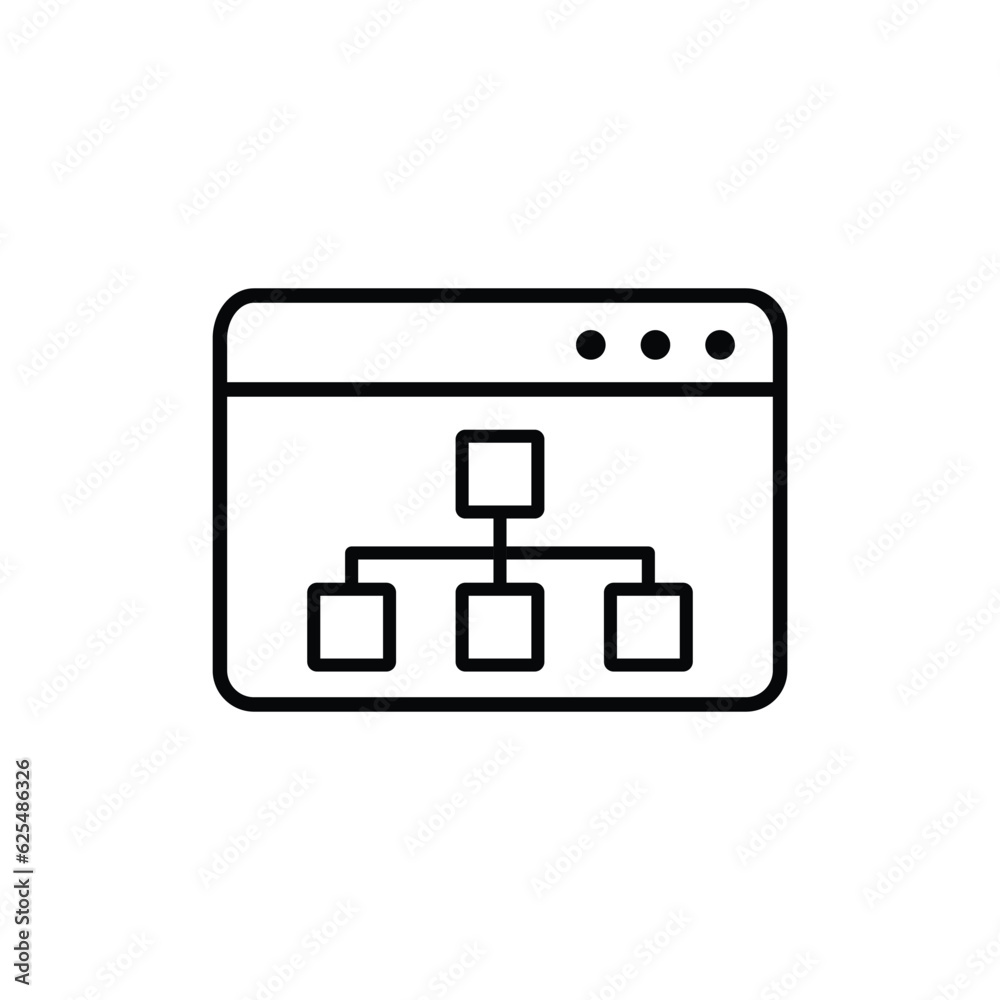 browser icon. Webpage icon, internet icon browser icon. Webpage icon, internet icon