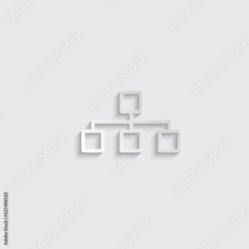 Network - vector icon internet sign