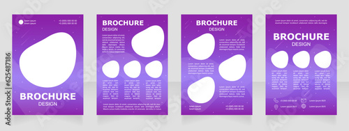 Conducting scientific research blank brochure design. Template set with copy space for text. Premade corporate reports collection. Editable 4 paper pages. Arial Black, Regular fonts used