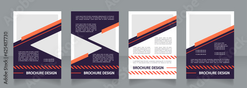 Driving courses blank brochure design. Educational plan. Template set with copy space for text. Premade corporate reports collection. Editable 4 paper pages. Calibri, Arial fonts used