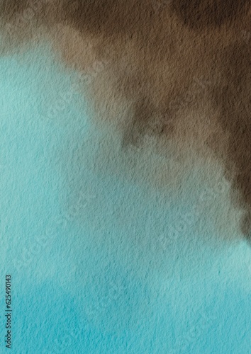 Abstract dirty brown on blue background for decoration on pollution and nature concept. photo