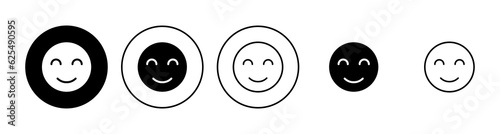 smile icon set. smile emoticon icon. feedback