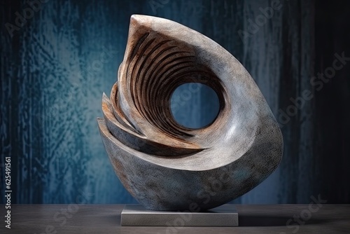 Exploring Abstract Sculpture: Intriguing Shapes and Textures for Creative Inspiration, generative AI