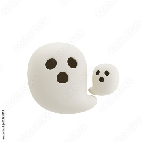 3D Ghost Icon
