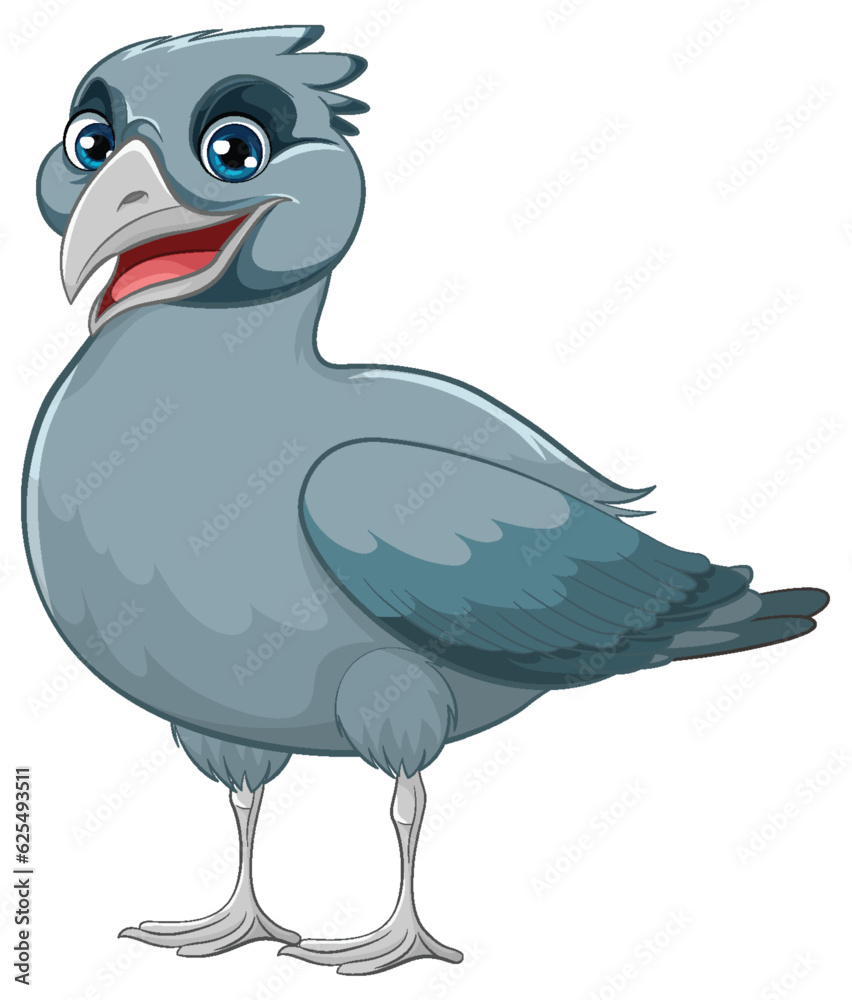 Obraz premium Grey Bird Standing