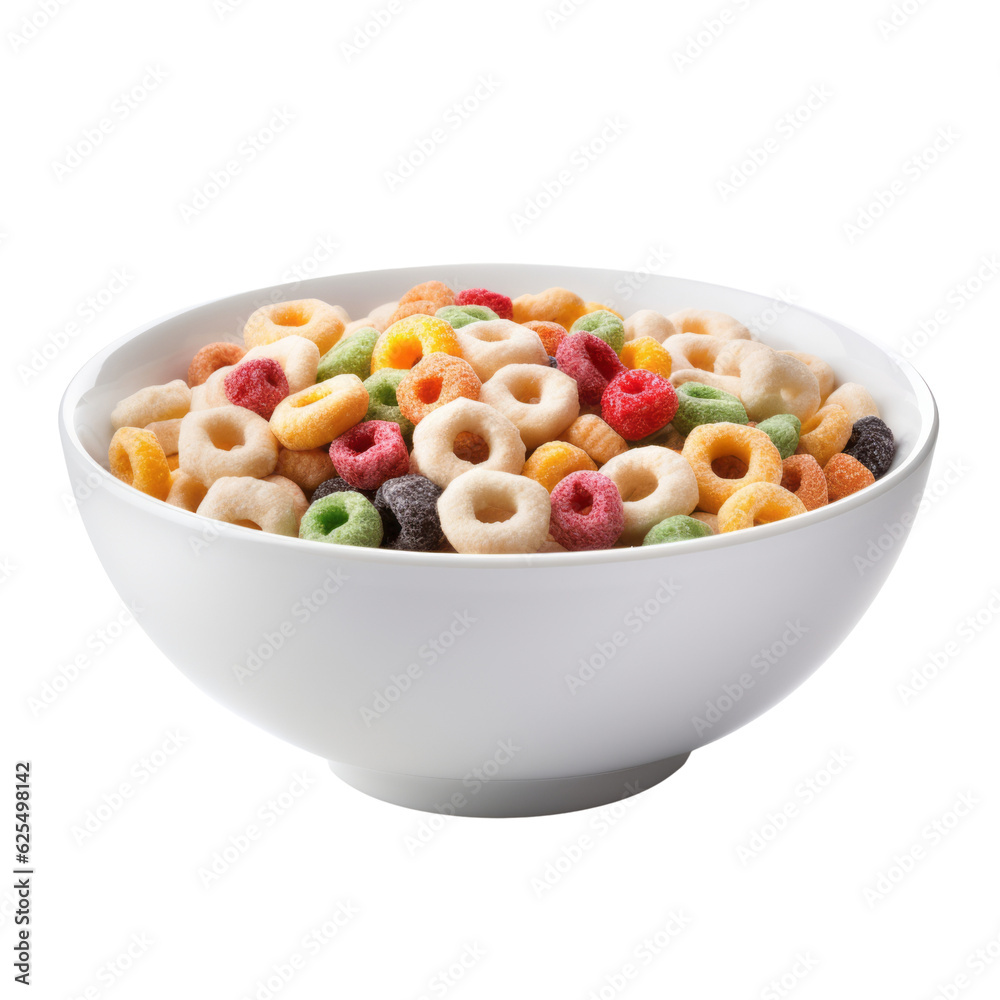 bowl of flakes isolated on transparent background cutout bowl of flakes isolated on transparent background cutout