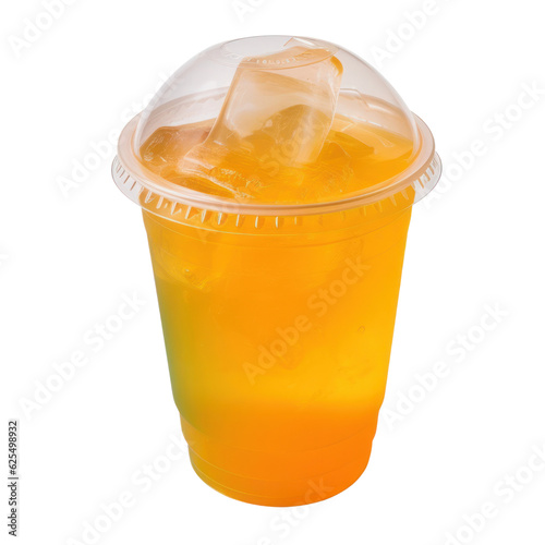 Wallpaper Mural orange juice in glass isolated on transparent background cutout Torontodigital.ca