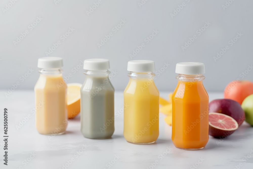Baby food bottles. Generate Ai Baby food bottles. Generate Ai