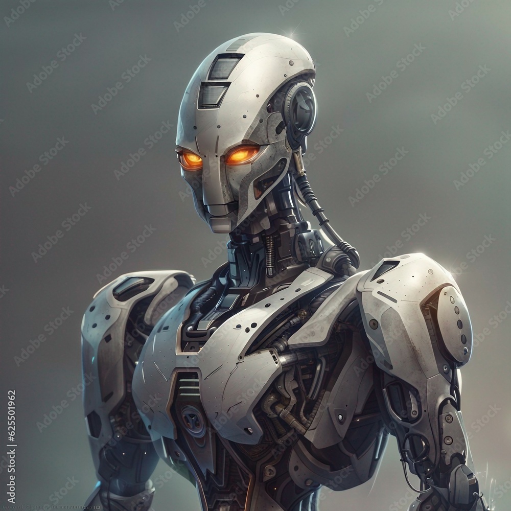 Humanoid robot. Humanoid robot.