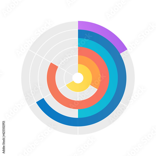 Contrastive analysis of consumer behavior infographic chart design element. Customizable graph for statistical analysis. Editable component for instructional graphics. Visual data presentation
