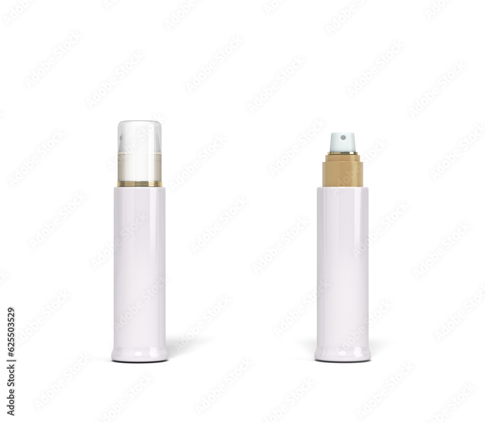 big empty label packaging bottle with a sprayer for brand presentation 3d render on white big empty label packaging bottle with a sprayer for brand presentation 3d render on white