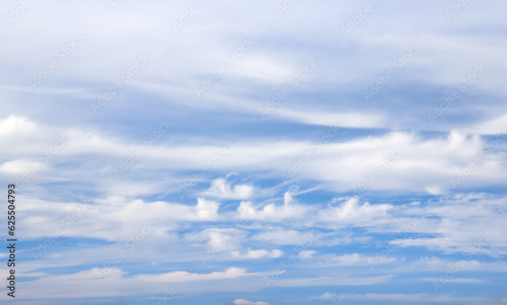 Blue sky and cloud for backgrounds