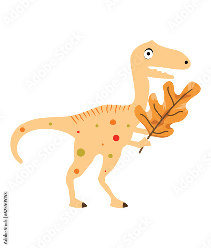 A Year of Dinosaur s Holidays Vector  Elements and Symbol 