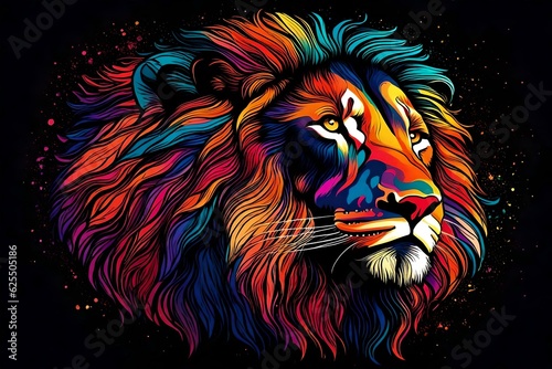 Lionhearted  A Stunning Vector Illustration
