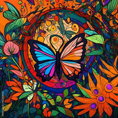 Fluttering Dreams: Butterfly-Inspired Background © crescent