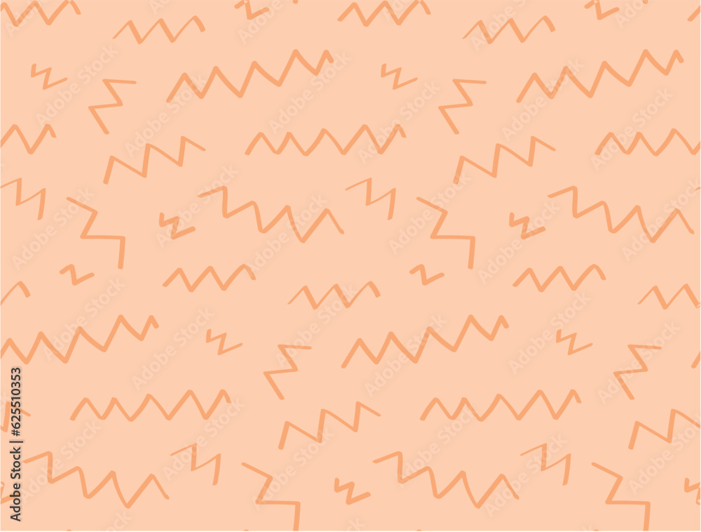 Seamless Kids ZigZag background or wallpaper