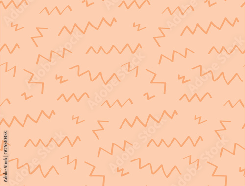 Seamless Kids ZigZag background or wallpaper