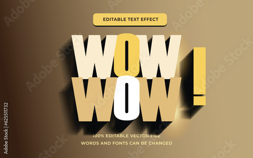 movie text effect editable