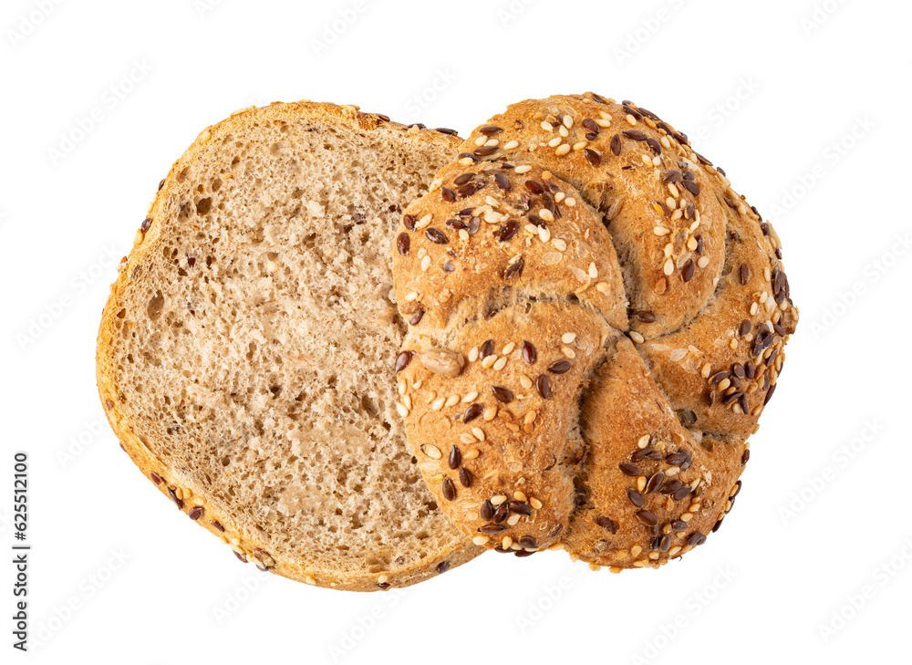 Tasty fresh buns with sesame seeds isolated. png file Tasty fresh buns with sesame seeds isolated. png file