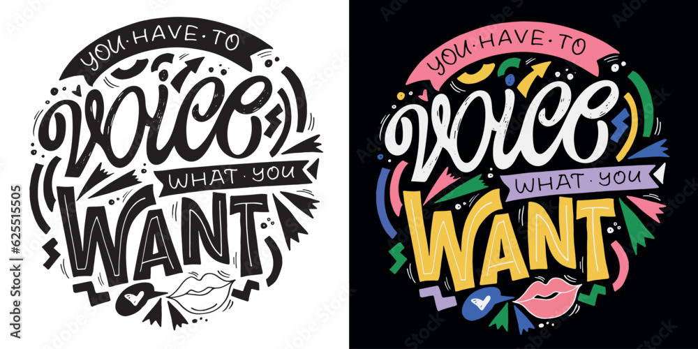 Funny hand drawn lettering quote. Cool phrase for print and poster design. Inspirational  slogan. Greeting card template. T-shirt design, mug print, tee design. Vector