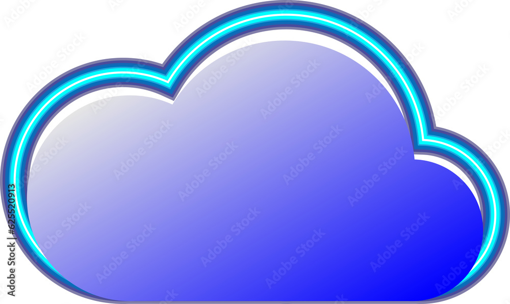 Cloud icon element for decoration backgrounds Cloud icon element for decoration backgrounds