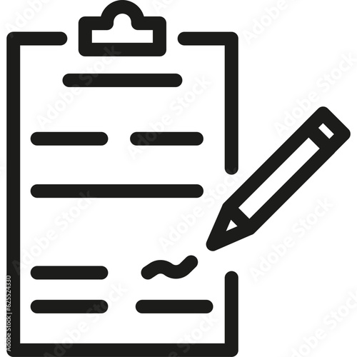 Document, File, Contract, Invoice, Archive. Vector Line Icon