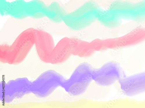 Variety of multi-color paint brush strokes, isolated on white. High resolution, each stroke photographed separately for best focus