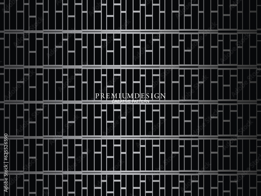 Fototapeta premium Gray line on black. Minimalist design. Cover design templates, business flyer layouts, wallpapers, etc.