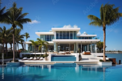 Opulent residence in Miami Beach, Florida, United States.