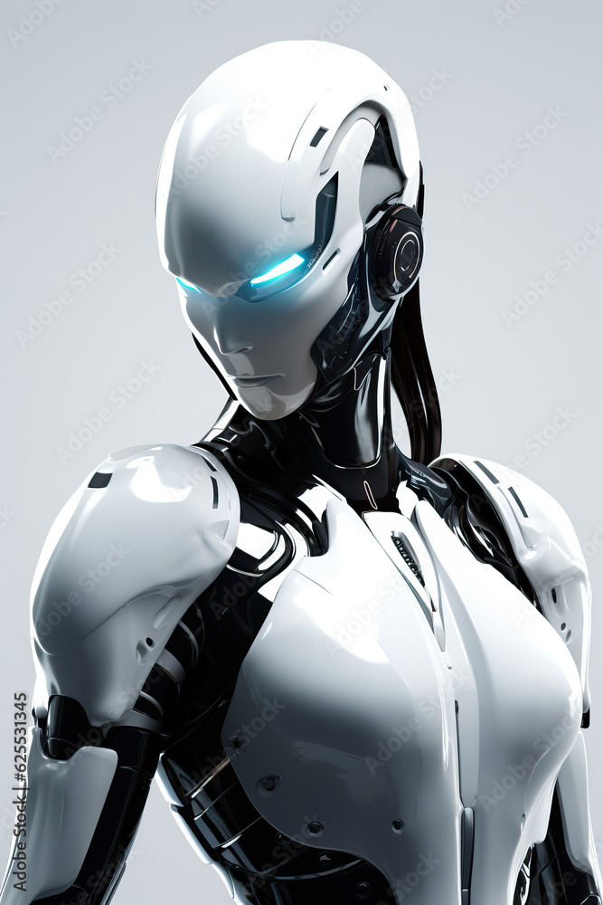 Future Robot Created with Generative AI