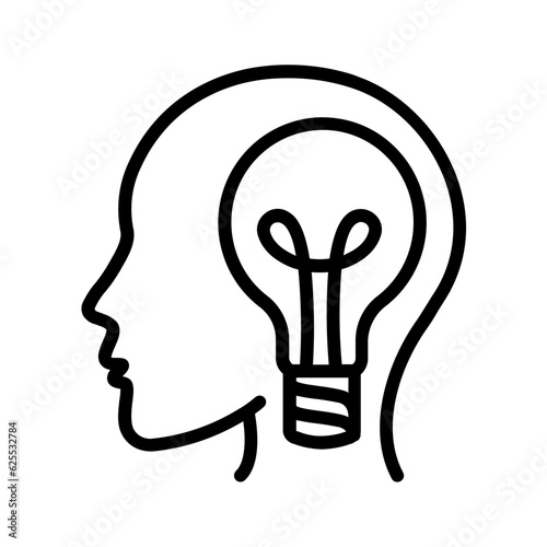 Black line icon for Expertise