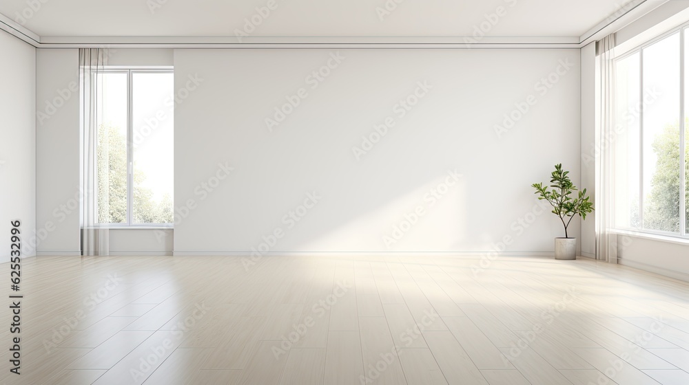 Fototapeta premium modern bright interiors 3d rendering illustration