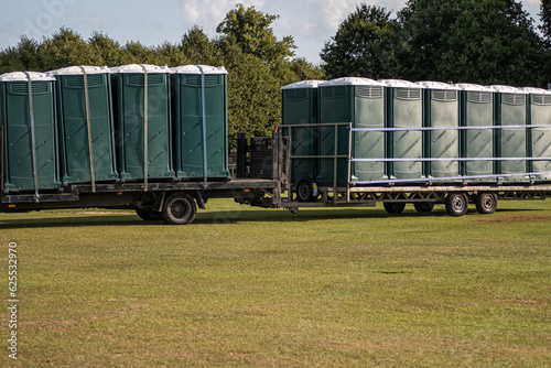 Portaloo being delivered. July 2030