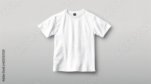 Tshirt template, print presentation mock-up, bella canvas white shirt