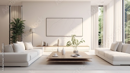 white room sofa scandinavian interior design © Neo