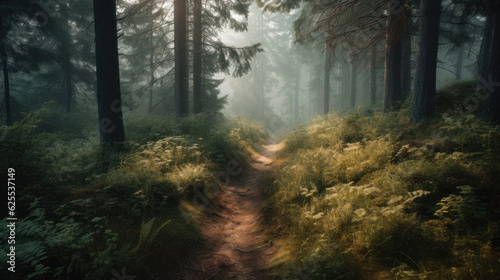 Forest, trees and path