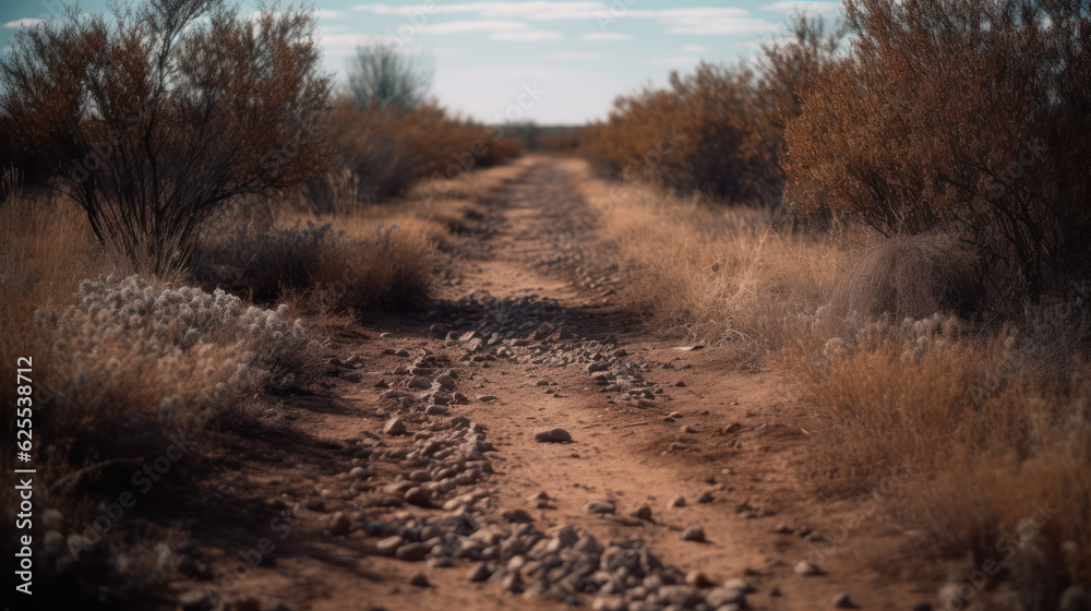 Sand path in arizona