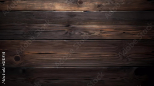 Dark wooden texture background. Generative ai design.