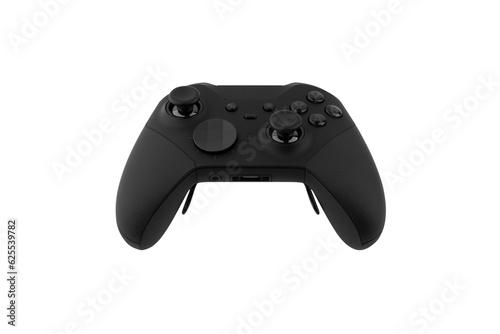 Joystick on a white background. Gamepad closeup isolated on white background.