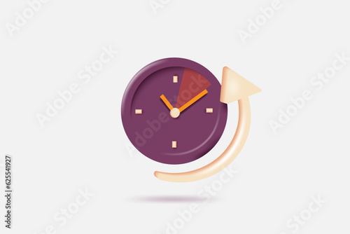 3d fall back vector illustration