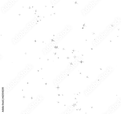 Silver sparkle star confetti © Moko22